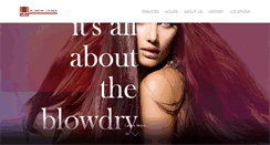 Desktop Screenshot of blowdrylounge.com